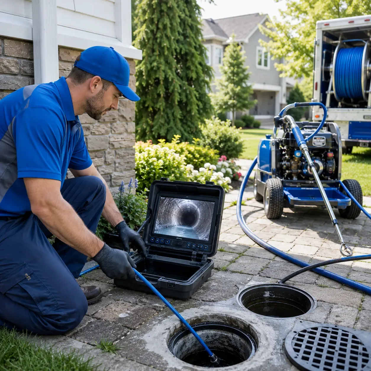 Outdoor drain cleaning professionals serving Wilder, VT